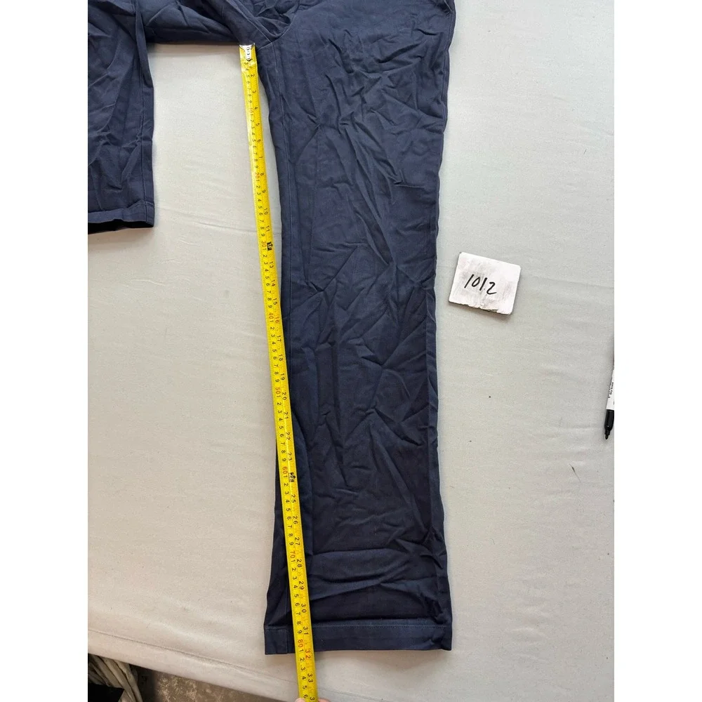 Gap Factory Store Everybody Pant Mens 2L Navy Blue Cotton Chino Straight Leg